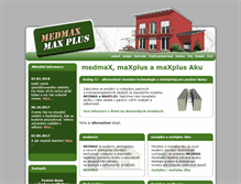 Tablet Screenshot of medmax.cz